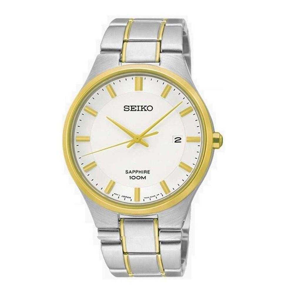 SEIKO GENERAL SGEH32P1 ANALOG STAINLESS STEEL MEN'S TWO TONE WATCH - H2 Hub Watches