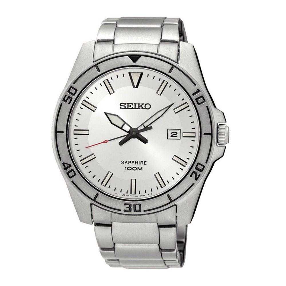 SEIKO GENERAL SGEH59P1 ANALOG STAINLESS STEEL MEN'S SILVER WATCH - H2 Hub Watches