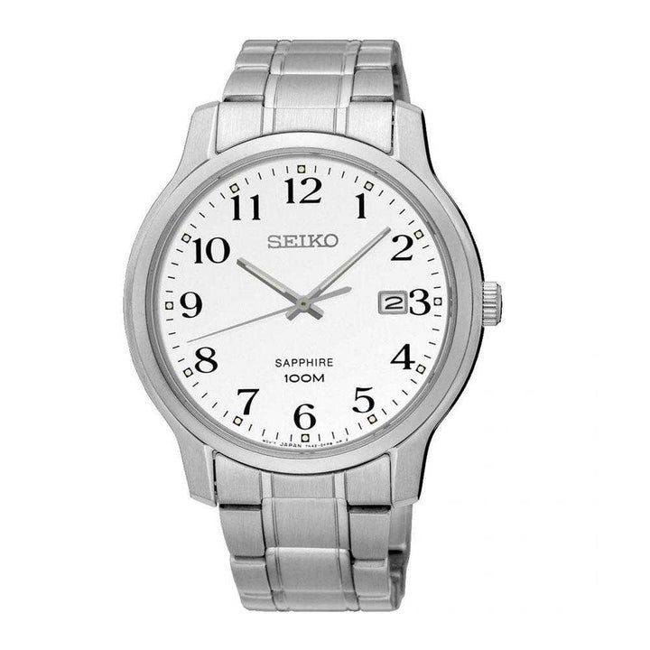 SEIKO GENERAL SGEH67P1 ANALOG STAINLESS STEEL MEN'S SILVER WATCH - H2 Hub Watches