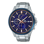 CASIO EDIFICE EFV-520DB-2AVUDF 3-HAND ANALOG SILVER STAINLESS STEEL MEN'S WATCH - H2 Hub Watches