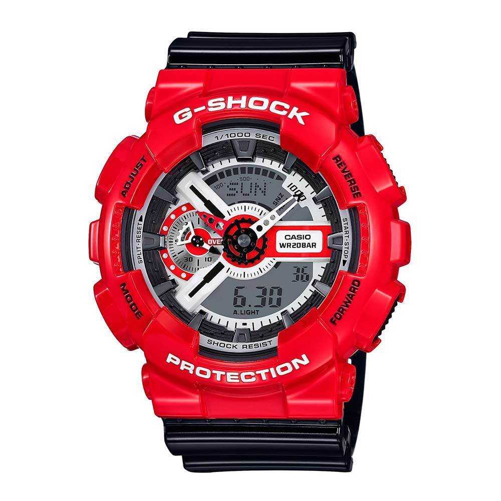 CASIO G-SHOCK GA-110RD-4ACR DIGITAL QUARTZ RED RESIN UNISEX'S WATCH - H2 Hub Watches