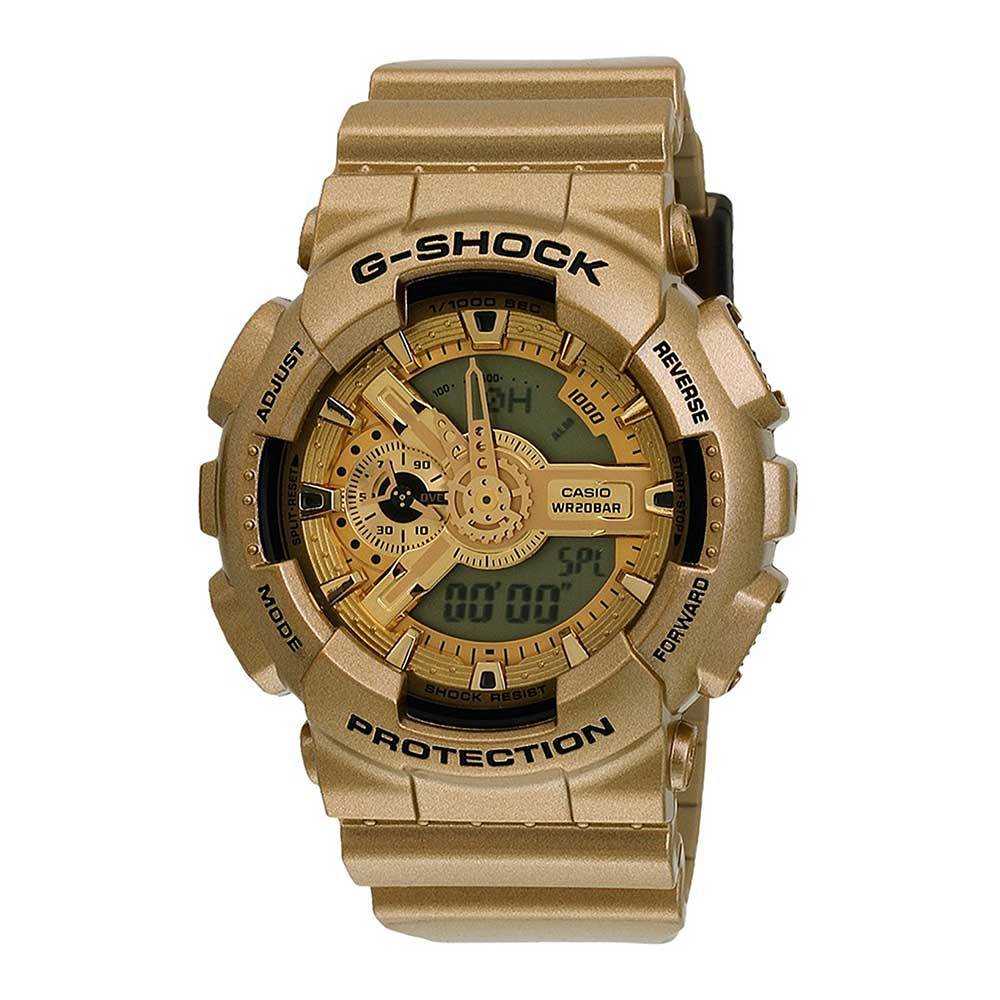 CASIO G-SHOCK GA-110GD-9ADR DIGITAL QUARTZ GOLD RESIN MEN'S WATCH - H2 Hub Watches