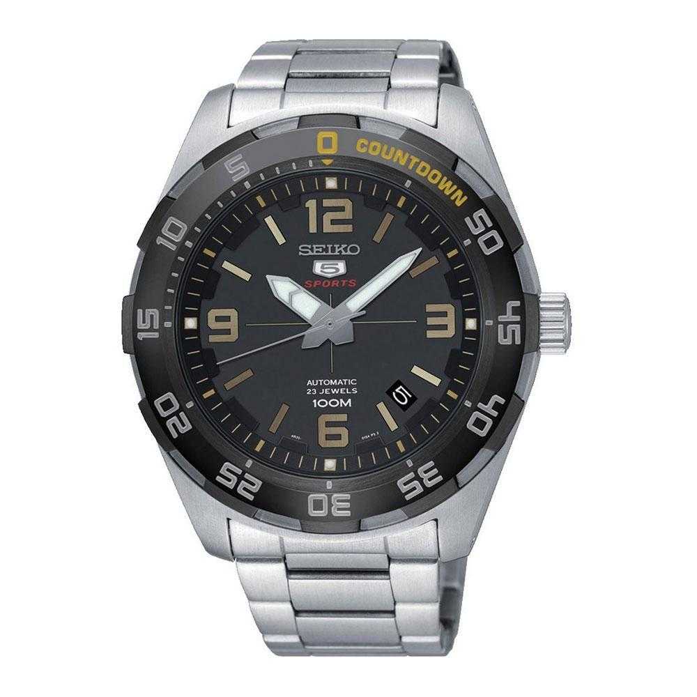 SEIKO 5 SPORTS SRPB83K1 AUTOMATIC STAINLESS STEEL MEN'S SILVER WATCH - H2 Hub Watches