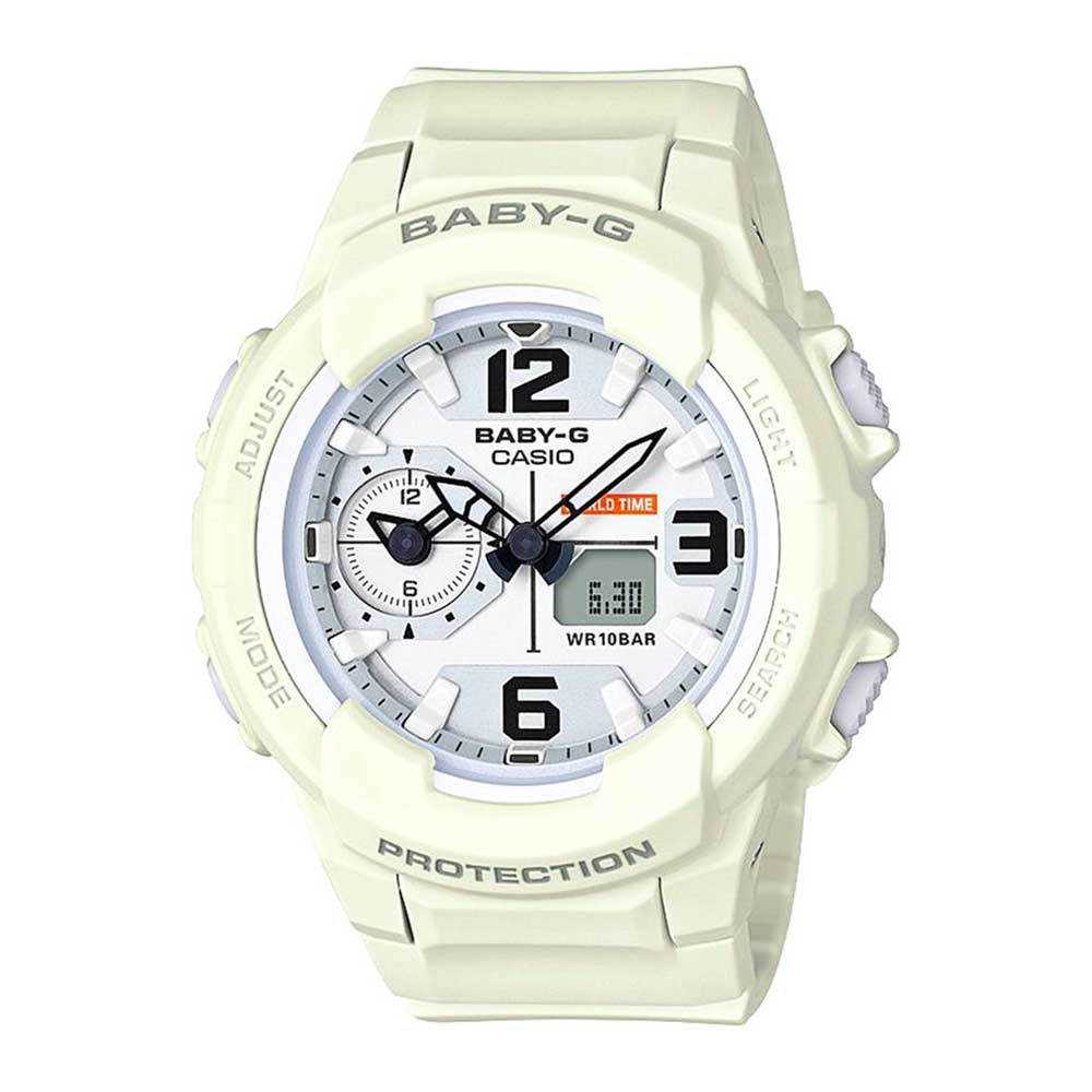 CASIO BABY-G BGA-230-7B2DR DIGITAL QUARTZ WHITE RESIN UNISEX'S WATCH - H2 Hub Watches