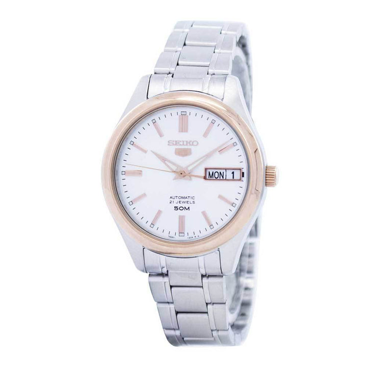 SEIKO 5 SNK882K1 AUTOMATIC STAINLESS STEEL WOMEN'S SILVER WATCH - H2 Hub Watches