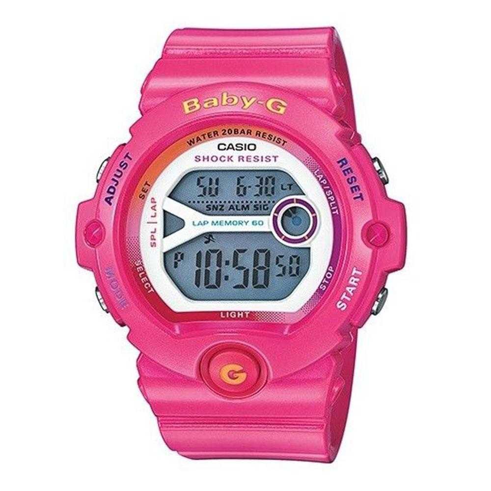 CASIO BABY-G BG-6903-4BDR RUNNING DIGITAL QUARTZ PINK RESIN WOMEN'S WATCH - H2 Hub Watches