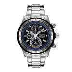SEIKO GENERAL SNAC85P1 CHRONOGRAPH STAINLESS STEEL MEN'S SILVER WATCH - H2 Hub Watches