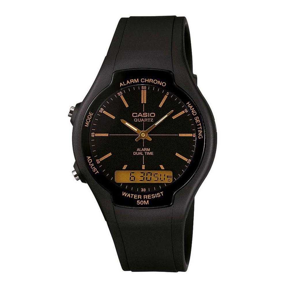 CASIO GENERAL AW-90H-9EVDF ANALOG DUAL TIME MEN'S WATCH – H2 Hub