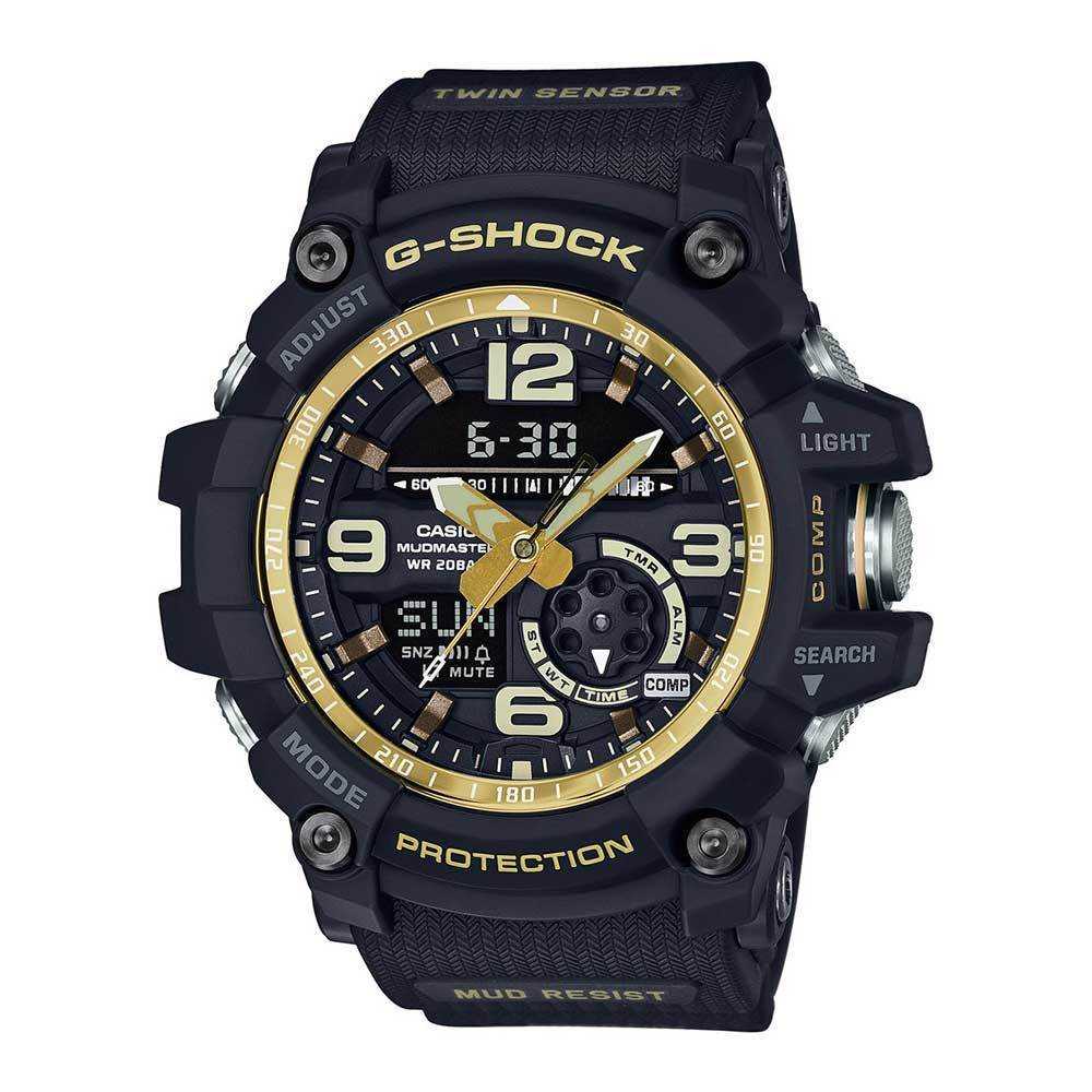 CASIO G-SHOCK GG-1000GB-1ADR MUDMASTER DIGITAL QUARTZ BLACK RESIN MEN'S WATCH - H2 Hub Watches
