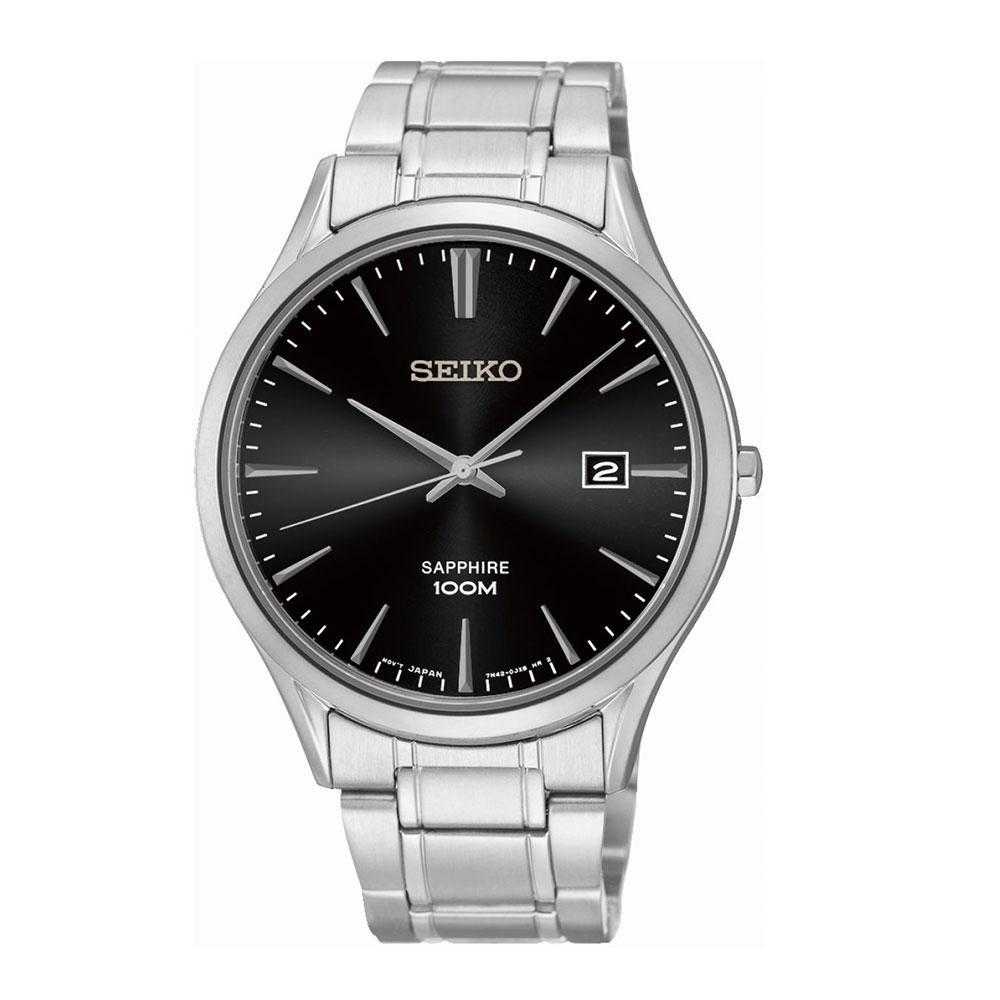 SEIKO GENERAL CLASSIC SGEG95P1 ANALOG STAINLESS STEEL MEN'S SILVER WATCH - H2 Hub Watches