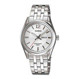 CASIO GENERAL LTP-1379D-1BDF QUARTZ SILVER STAINLESS STEEL WOMEN'S WATCH - H2 Hub Watches
