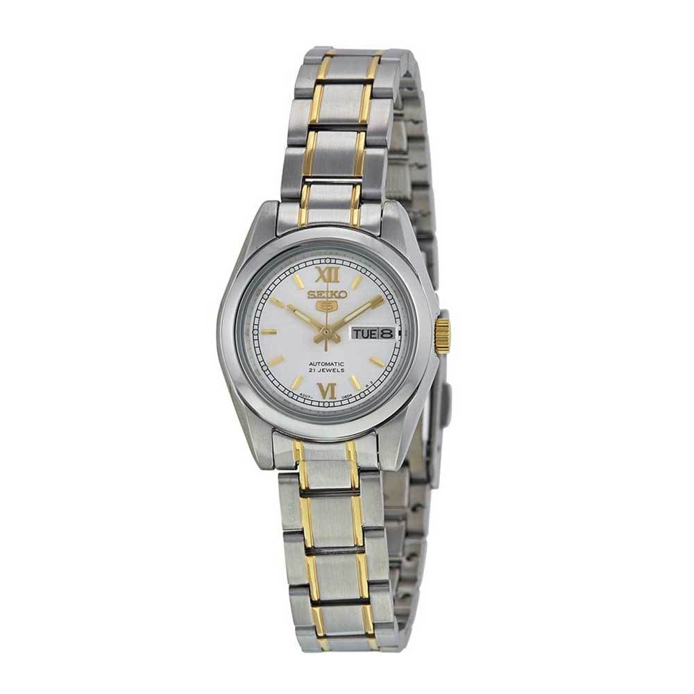 SEIKO 5 SYMK29K1 AUTOMATIC STAINLESS STEEL WOMEN'S TWO TONE WATCH - H2 Hub Watches