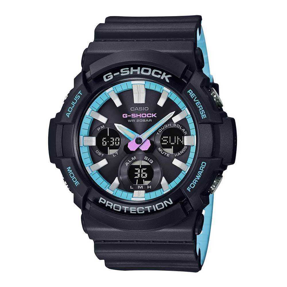 CASIO G-SHOCK GAS-100PC-1ADR DIGITAL QUARTZ BLUE RESIN UNISEX'S WATCH - H2 Hub Watches