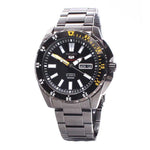 SEIKO 5 SPORTS SRP363K1 AUTOMATIC STAINLESS STEEL MEN'S BLACK WATCH - H2 Hub Watches