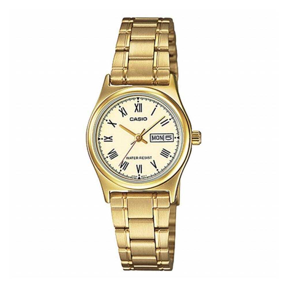CASIO GENERAL LTP-V006G-9BUDF QUARTZ GOLD STAINLESS STEEL WOMEN'S WATCH - H2 Hub Watches
