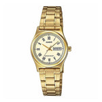 CASIO GENERAL LTP-V006G-9BUDF QUARTZ GOLD STAINLESS STEEL WOMEN'S WATCH - H2 Hub Watches