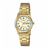 CASIO GENERAL LTP-V006G-9BUDF QUARTZ GOLD STAINLESS STEEL WOMEN'S WATCH - H2 Hub Watches