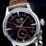 SEIKO PRESAGE AUTOMATIC COCKTAIL POWER RESERVE "BLACK CAT MARTINI"  SSA393J1 MEN'S WATCH - H2 Hub Watches
