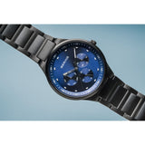 BERING 11740-727 CLASSIC BRUSHED BLACK BLUE DIAL MEN'S WATCH