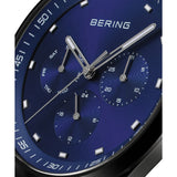 BERING 11740-727 CLASSIC BRUSHED BLACK BLUE DIAL MEN'S WATCH