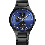 BERING 11741-727 BLACK TITANIUM BRACELET STRAP QUARTZ MEN'S WATCH
