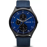 BERING 11741-827 BLUE NYLON STRAP MEN WATCH