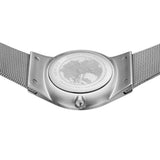 Bering Classic Green Dial Silver Milanese Strap Men Watch 11938-008DD
