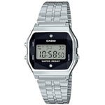 CASIO GENERAL A159WAD-1DF DIGITAL QUARTZ SILVER STAINLESS STEEL MEN'S WATCH - H2 Hub Watches