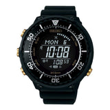 SEIKO PROSPEX SBEP005 SOLAR MEN'S BLACK RUBBER STRAP WATCH - H2 Hub Watches