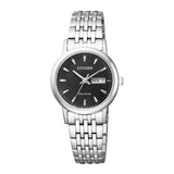 CITIZEN EW3250-53EB ECO-DRIVE SILVER STAINLESS STEEL WOMEN'S WATCH - H2 Hub Watches