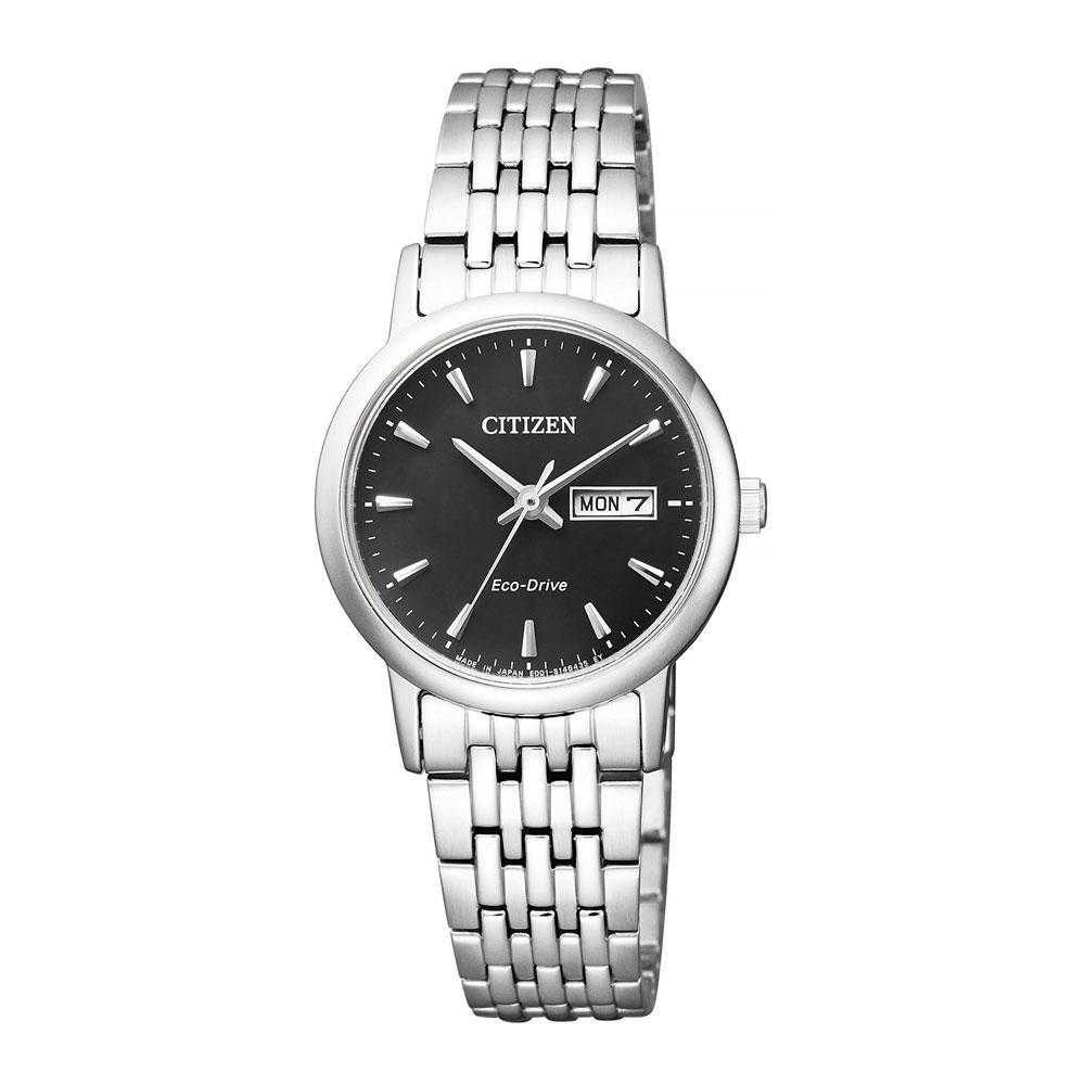 CITIZEN EW3250-53EB ECO-DRIVE SILVER STAINLESS STEEL WOMEN'S WATCH - H2 Hub Watches
