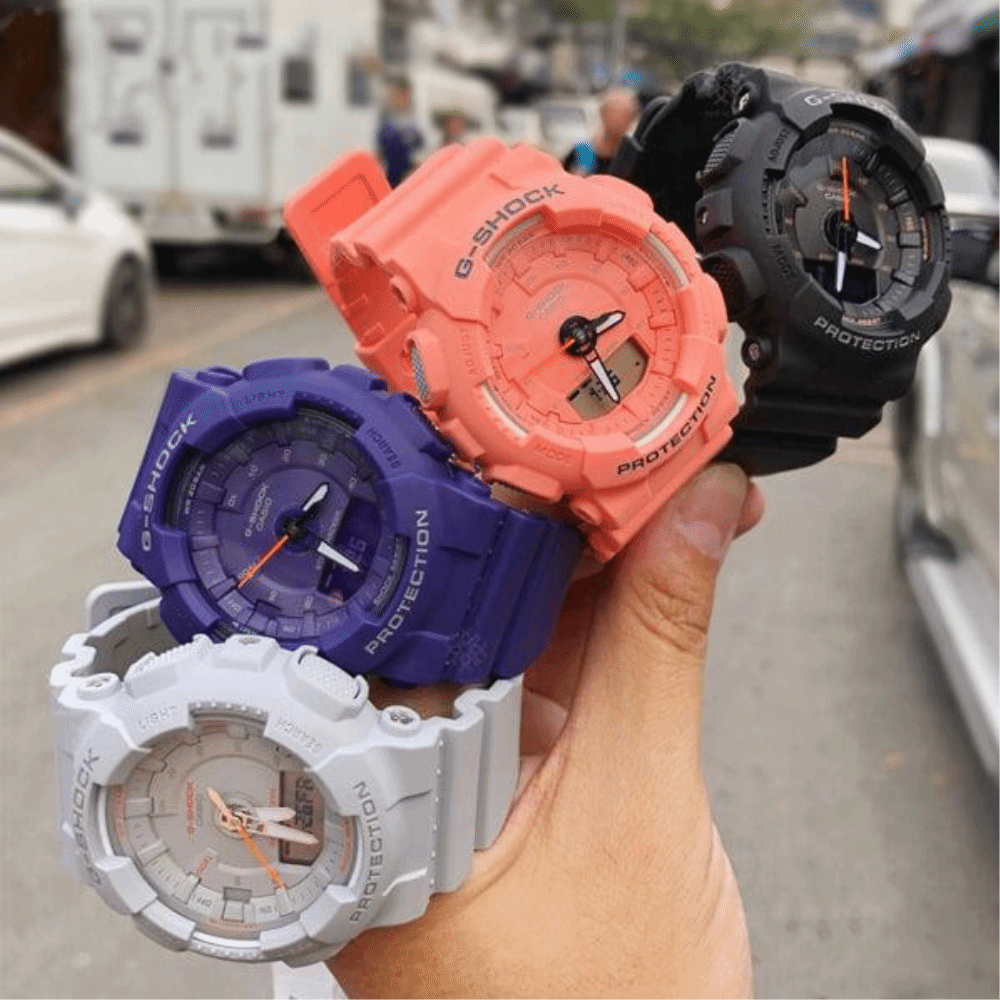 CASIO G-SHOCK GMA-S130VC-4ADR DIGITAL QUARTZ ORANGE RESIN UNISEX'S WATCH - H2 Hub Watches