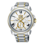 SEIKO PREMIER SNP152P1 CHRONOGRAPH STAINLESS STEEL MEN'S TWO TONE WATCH - H2 Hub Watches