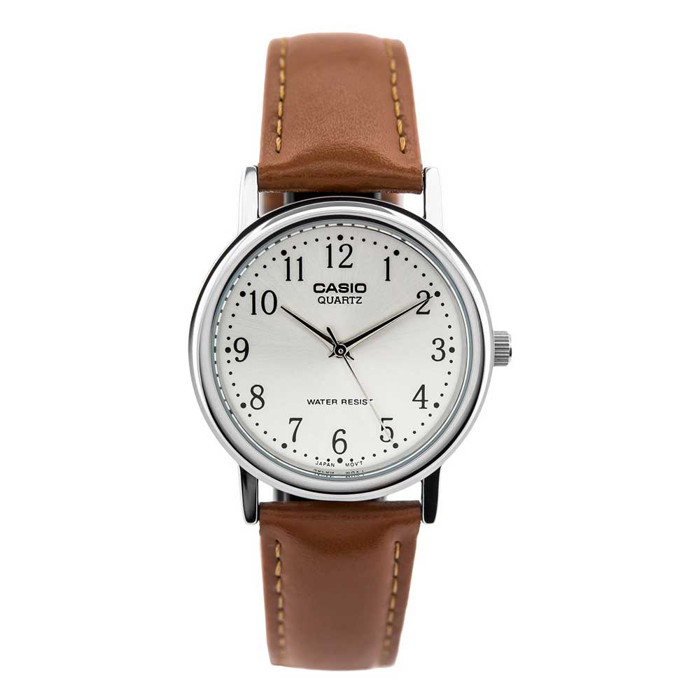 CASIO GENERAL MTP-1095E-7BDF QUARTZ SILVER STAINLESS STEEL WOMEN'S WATCH - H2 Hub Watches