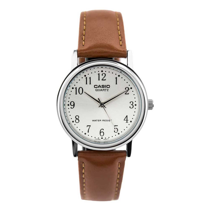 CASIO GENERAL MTP-1095E-7BDF QUARTZ SILVER STAINLESS STEEL WOMEN'S WATCH - H2 Hub Watches