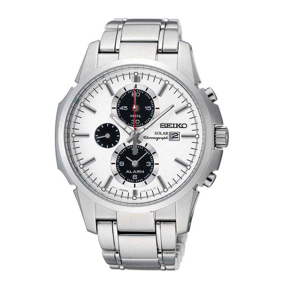 SEIKO GENERAL SSC083P1 SOLAR CHRONOGRAPH MEN'S WATCH - H2 Hub Watches