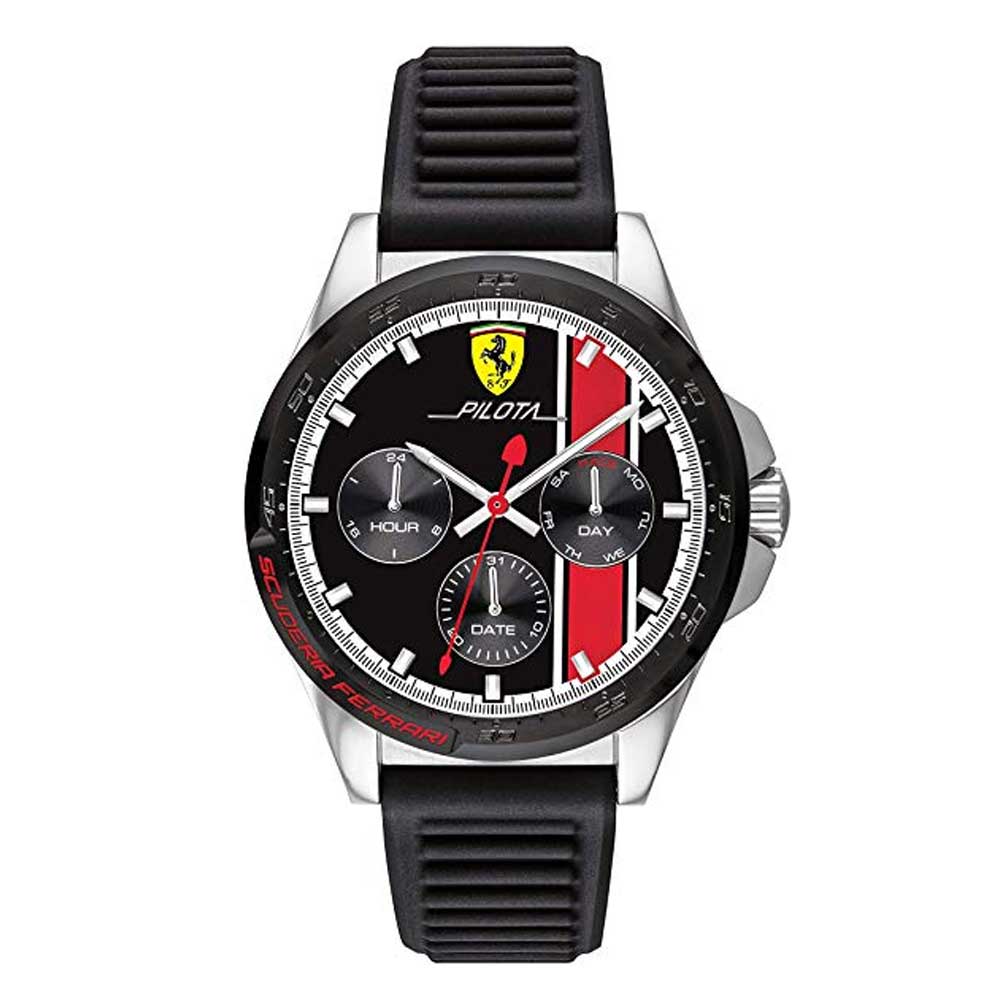 FERRARI SCUDERIA PILOTA 0830661 MEN'S WATCH - H2 Hub Watches