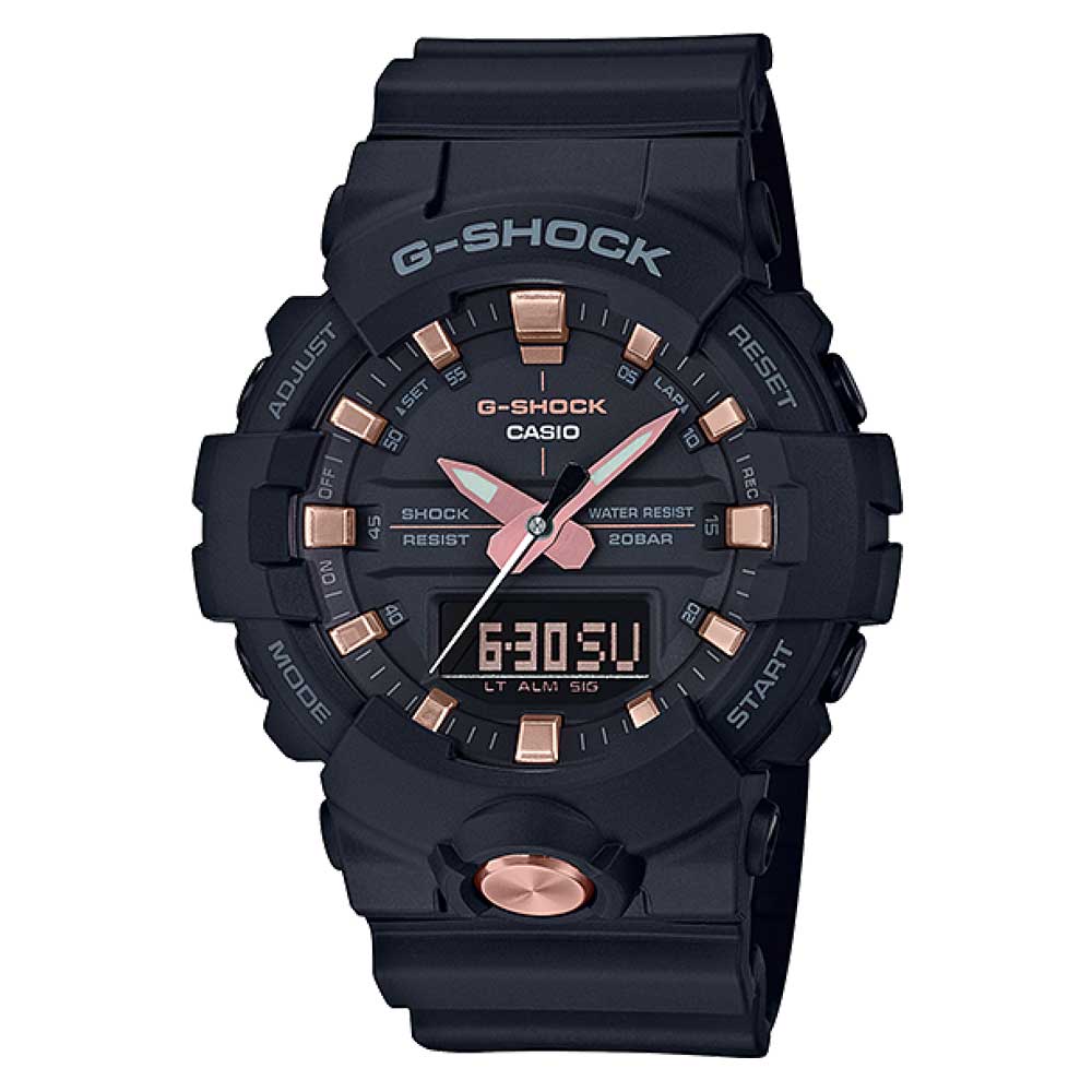 CASIO G-SHOCK GA-810B-1A4DR DIGITAL QUARTZ BLACK RESIN MEN'S WATCH - H2 Hub Watches