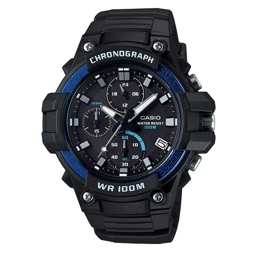 CASIO GENERAL MCW-110H-2AVDF BLACK RESIN STRAP MEN'S WATCH - H2 Hub Watches