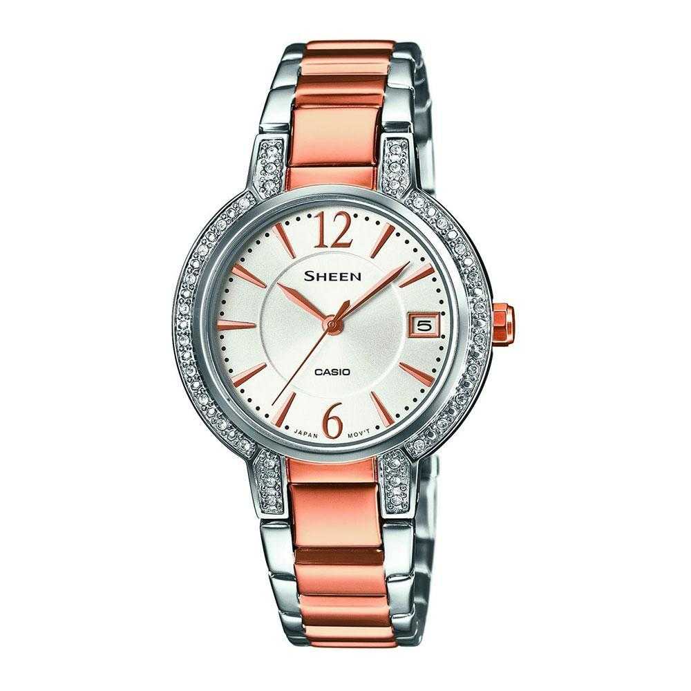 CASIO SHEEN SHE-4805SG-7AUDR MULTI HAND WOMEN'S WATCH - H2 Hub Watches