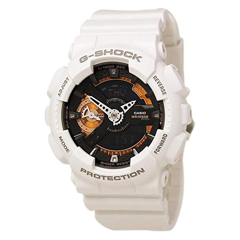 CASIO G-SHOCK GMA-S110CW-7A2CR DIGITAL QUARTZ WHITE RESIN WOMEN'S WATCH - H2 Hub Watches