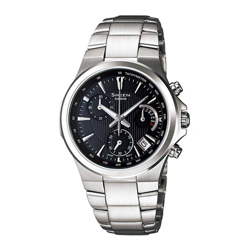 CASIO SHEEN SHE-5019D-1ADR CHRONOGRAPH WOMEN'S WATCH - H2 Hub Watches
