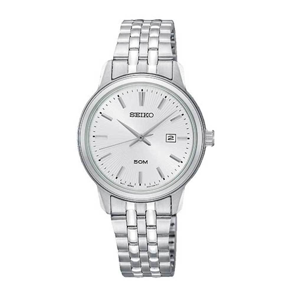 SEIKO GENERAL NEO CLASSIC SUR667P1 STAINLESS STEEL SILVER WOMEN'S WATCH - H2 Hub Watches