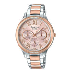 CASIO SHEEN SHE-3058SPG-4AUDR QUARTZ TWO TONE STAINLESS STEEL WOMEN'S WATCH - H2 Hub Watches
