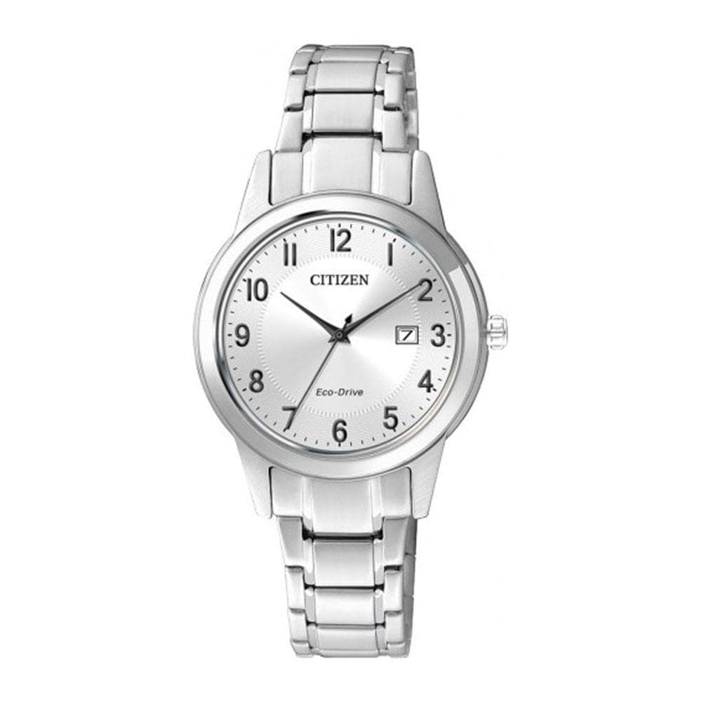 CITIZEN FE1081-59B ECO-DRIVE SILVER STAINLESS STEEL WOMEN'S WATCH - H2 Hub Watches