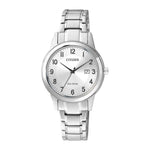 CITIZEN FE1081-59B ECO-DRIVE SILVER STAINLESS STEEL WOMEN'S WATCH - H2 Hub Watches