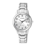 CITIZEN FE1081-59B ECO-DRIVE SILVER STAINLESS STEEL WOMEN'S WATCH - H2 Hub Watches