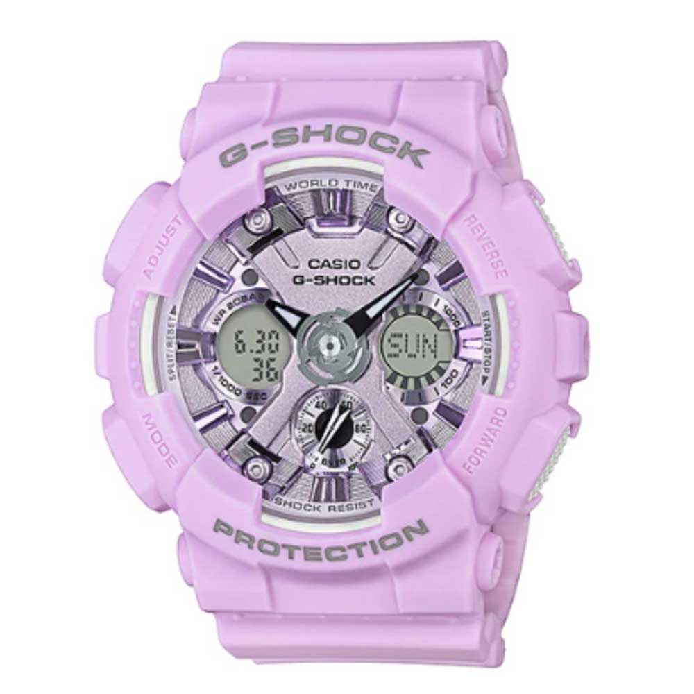 CASIO G-SHOCK GMA-S120DP-6ADR DIGITAL QUARTZ PURPLE RESIN MEN'S WATCH - H2 Hub Watches