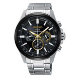 SEIKO CRITERIA SSC679P1 CHRONOGRAPH STAINLESS STEEL MEN'S SILVER WATCH - H2 Hub Watches