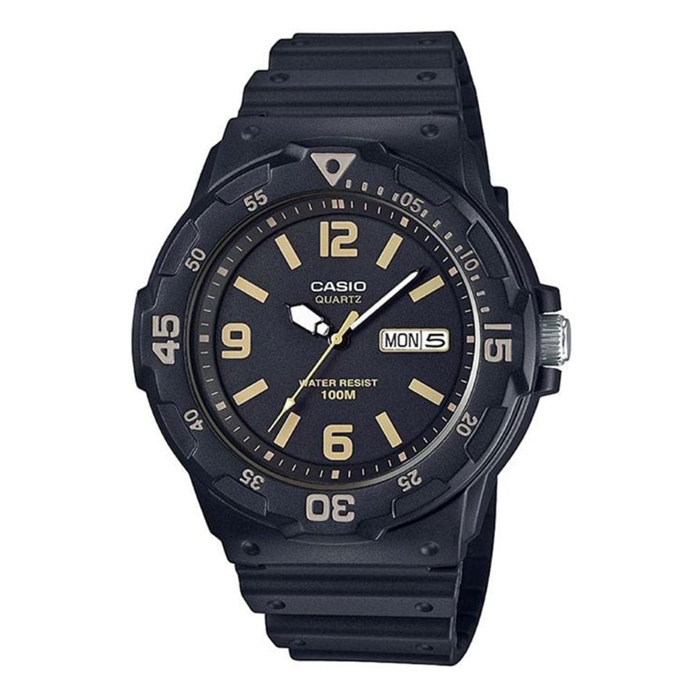 CASIO GENERAL MRW-200H-1B3VDF BLACK RESIN STRAP MEN'S WATCH - H2 Hub Watches
